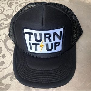 AviatorNation SoulCycle TURN IT UP trucker hat cap